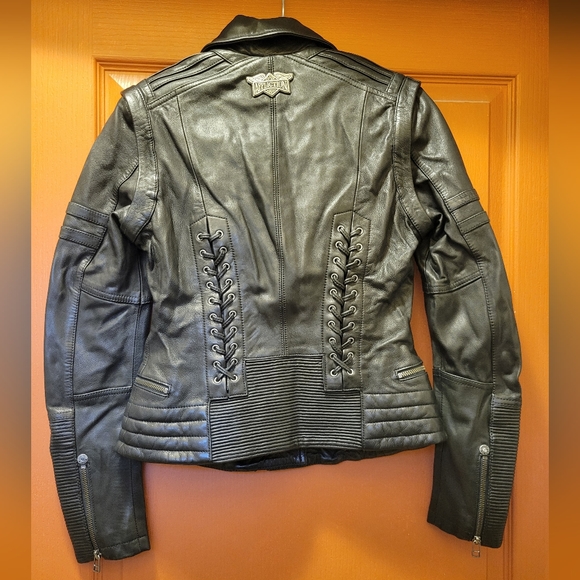 Affliction Black Premium Limited Edition (Small) Moto Jacket - Picture 3 of 6